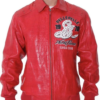 Vintage Soda Club Pelle Pelle Red Leather Jacket