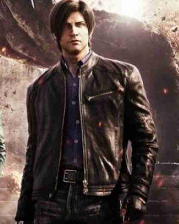 Leon S. Kennedy Resident Evil Infinite Darkness Leather Jacket