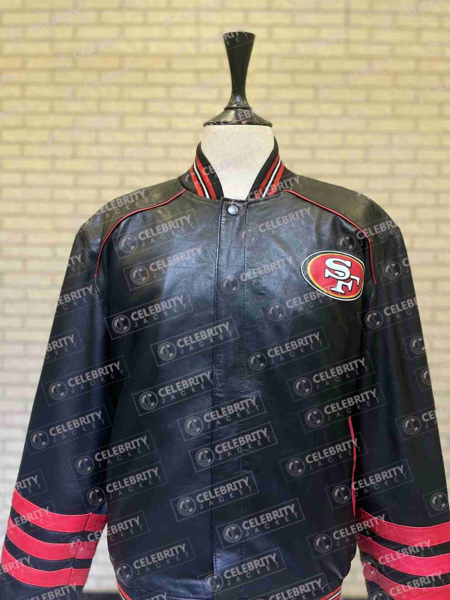 San Francisco 49ers Black Leather Jackets