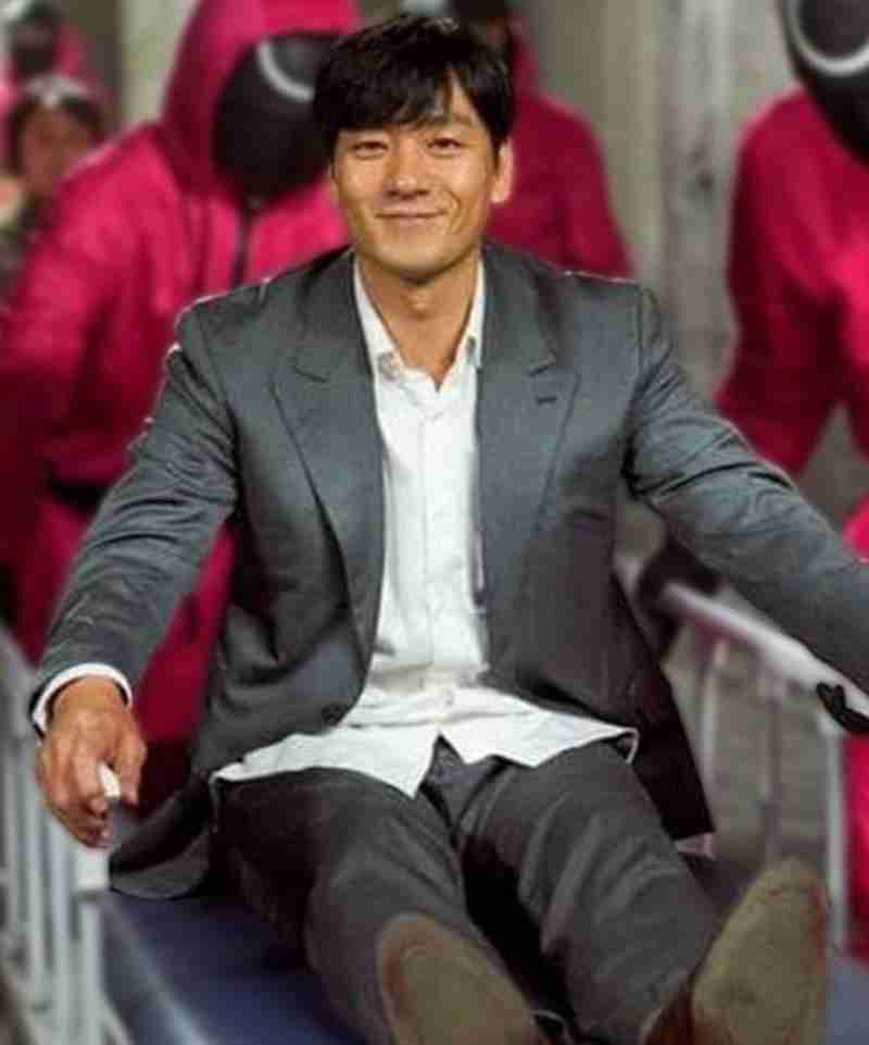 Hae-soo Park TV Series Squid Game 2021 Cho Sang-woo Grey Blazer