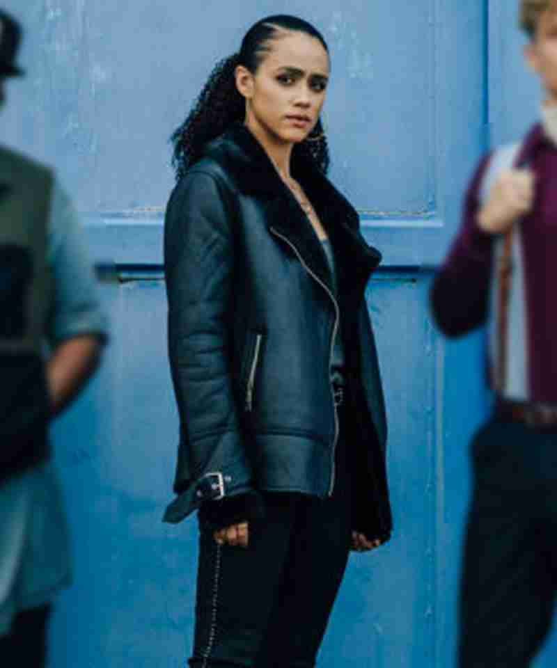 Army of Thieves Gwendoline Black Leather Jacket