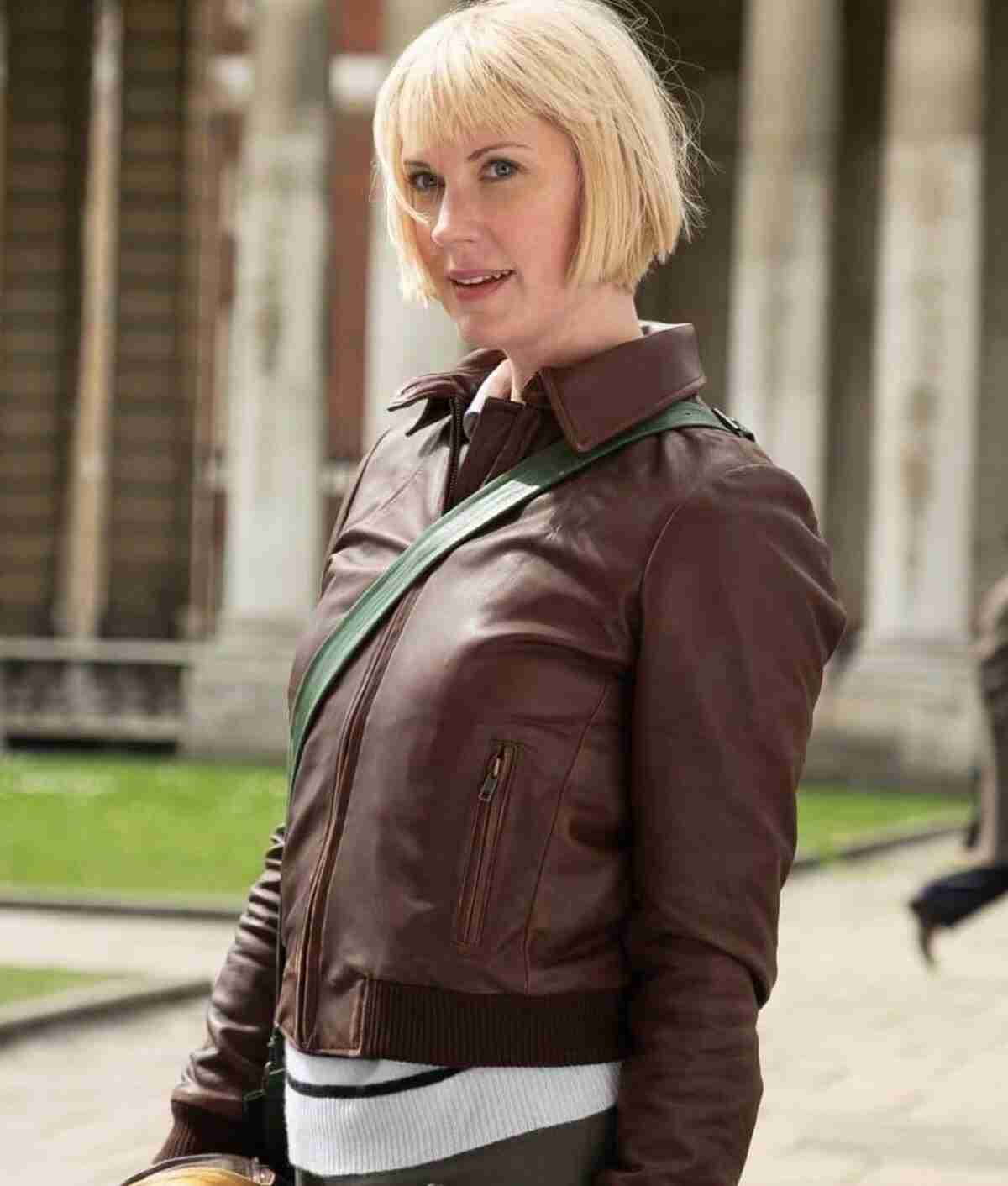 Mysteries Lauren Lee Smith Leather Jacket