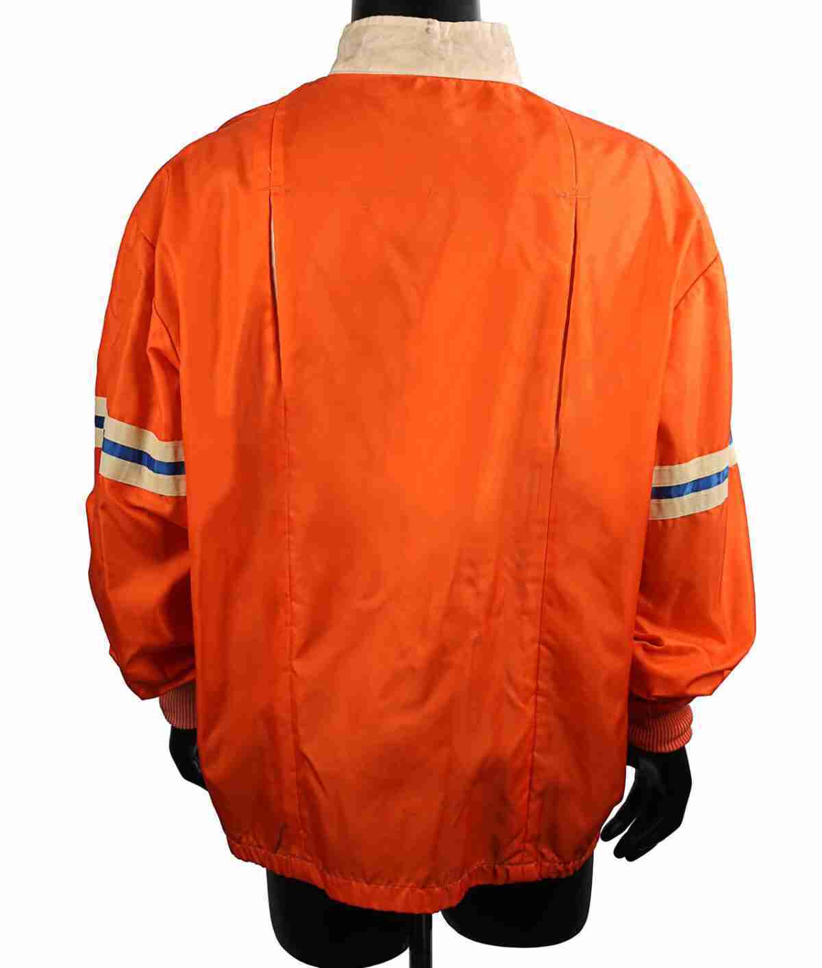 J.J McClure's orange jacket from the Cannonball Run