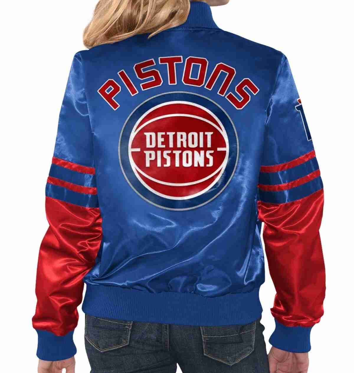 Official Ladies Starter Detroit Pistons Jacket