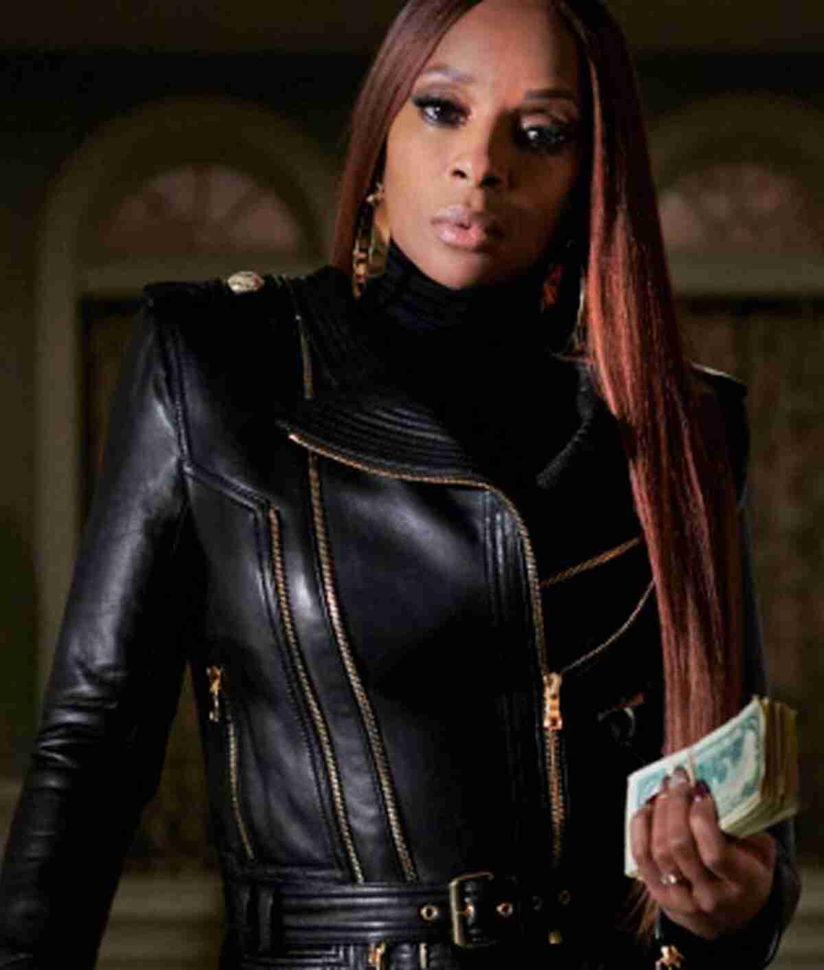 Power Book II Ghost Mary J Blige Leather Jacket