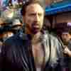 Hero Prisoners of the Ghostland 2021 Nicolas Cage Black Leather Jacket