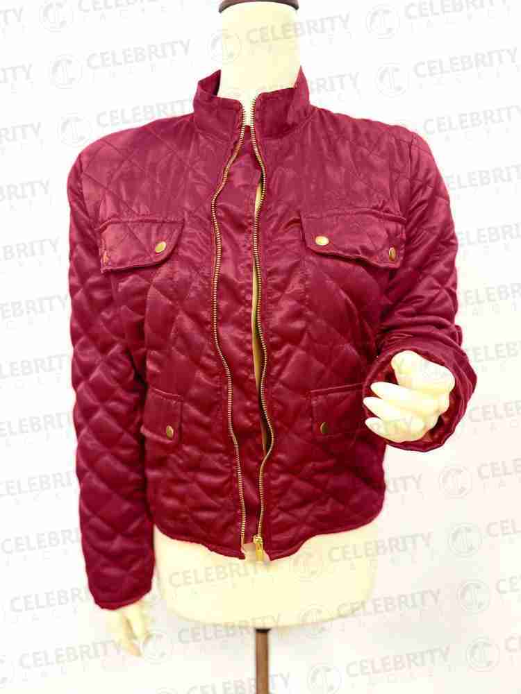 You Me and The Christmas Tree Maroon Jacket