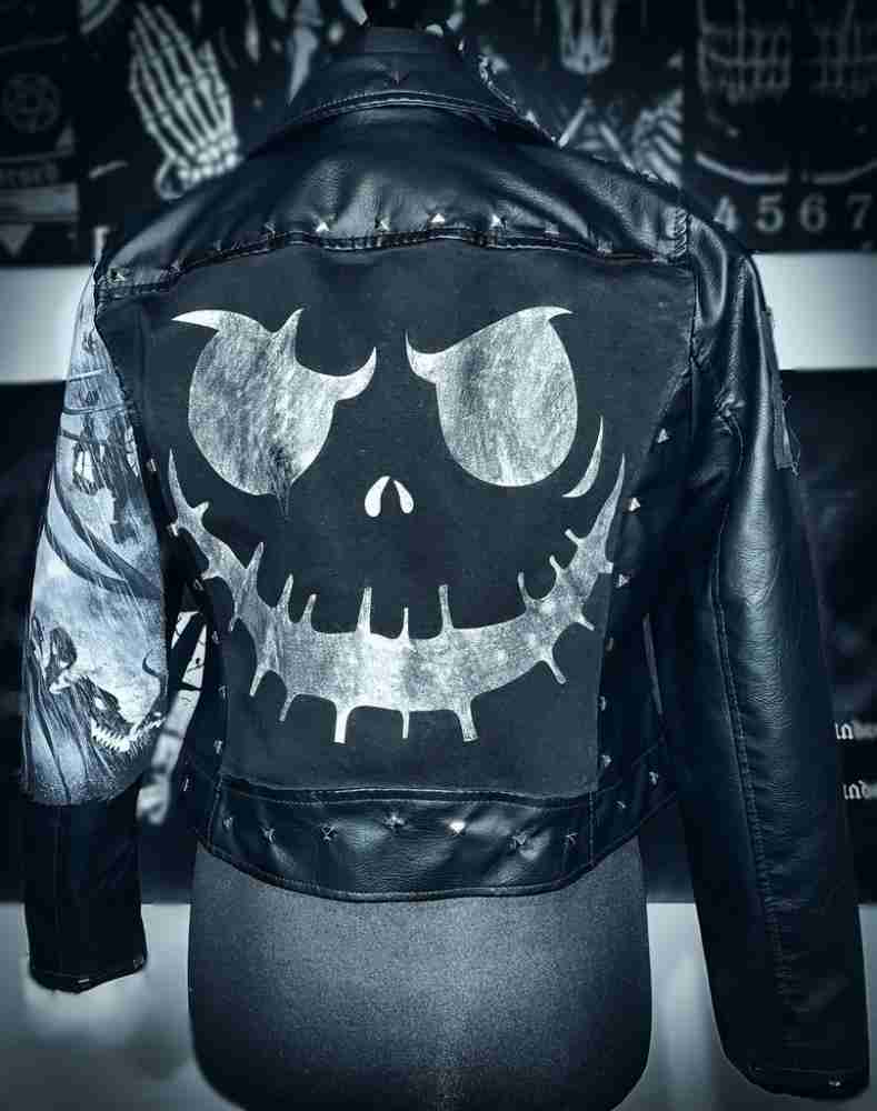NIGHTMARE BEFORE CHRISTMAS FAUX LEATHER JACKET