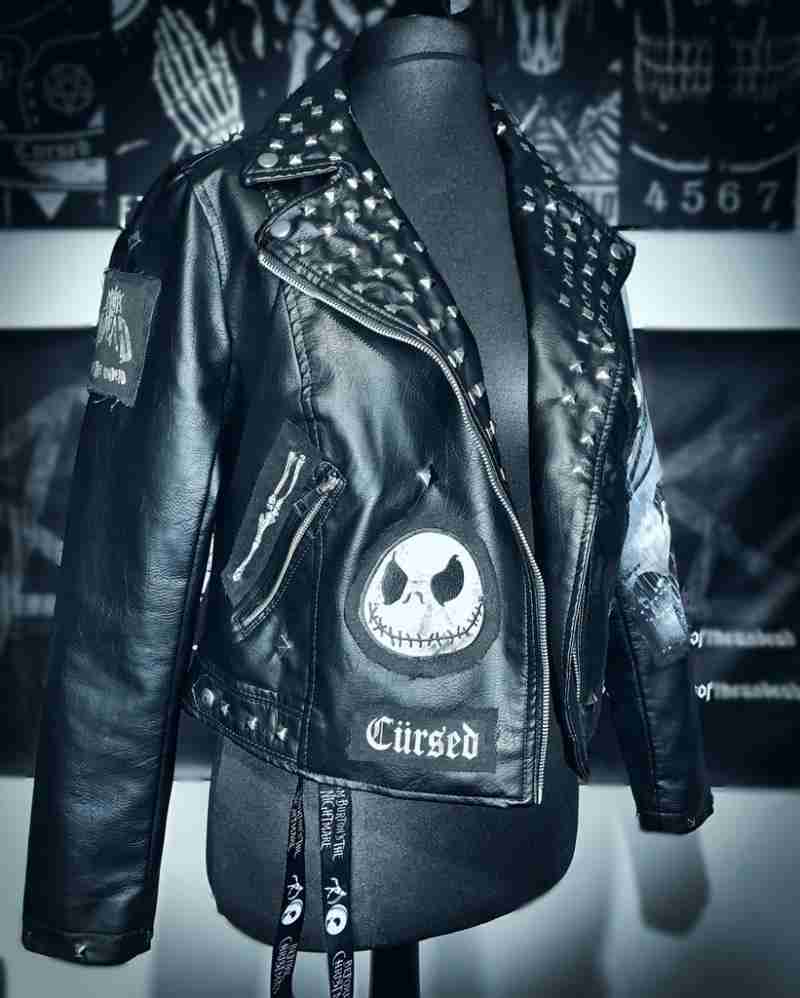 NIGHTMARE BEFORE CHRISTMAS FAUX LEATHER JACKET