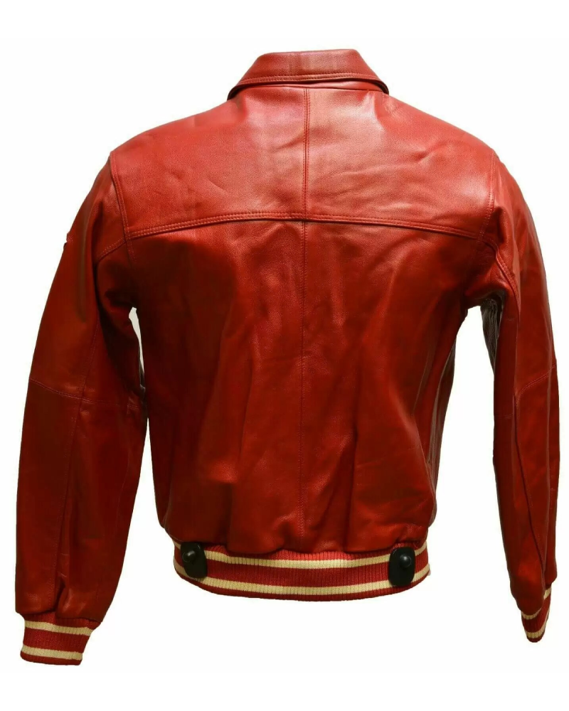 Pelle Pelle Vintage Red Leather Jacket