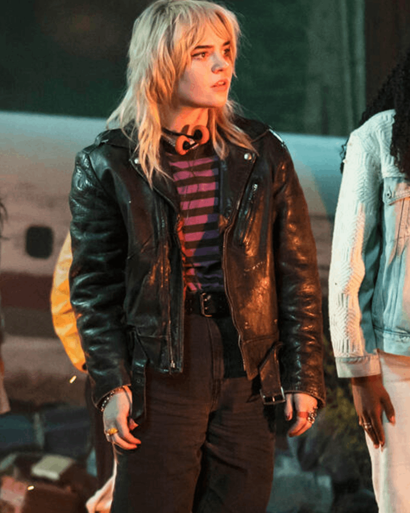 Yellowjackets 2021 Sophie Thatcher Leather Jacket