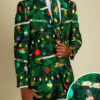 The Christmas Tree Camo Mens Christmas Tree Print Suit