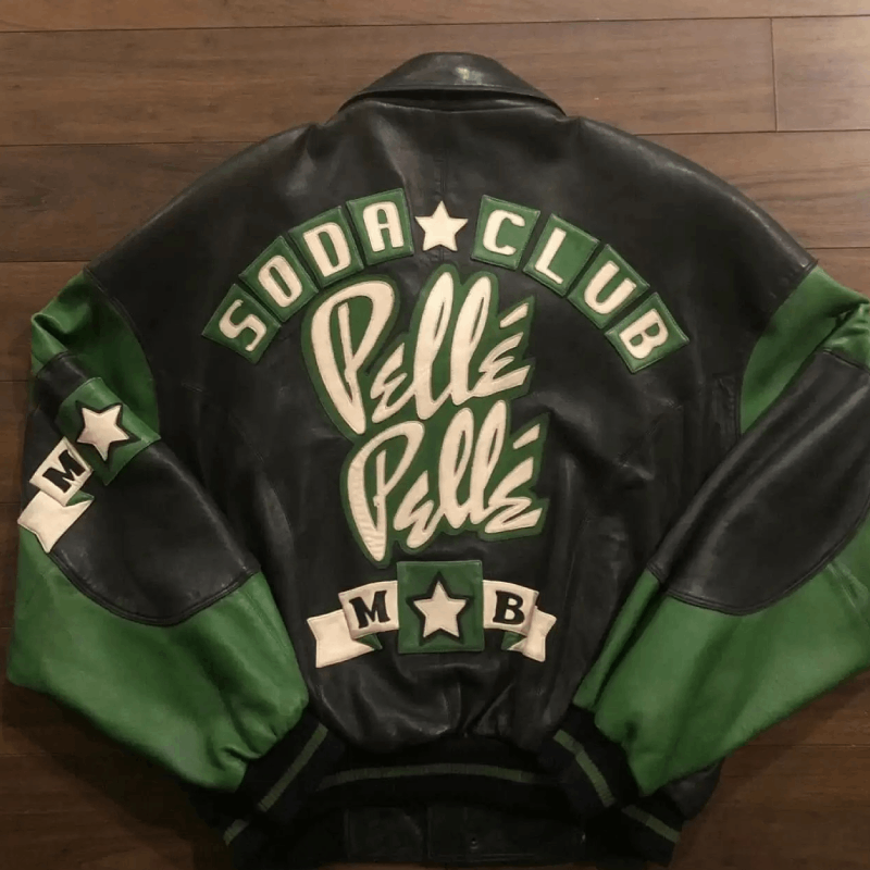 Pelle Pelle Black Soda Club Leather Jacket