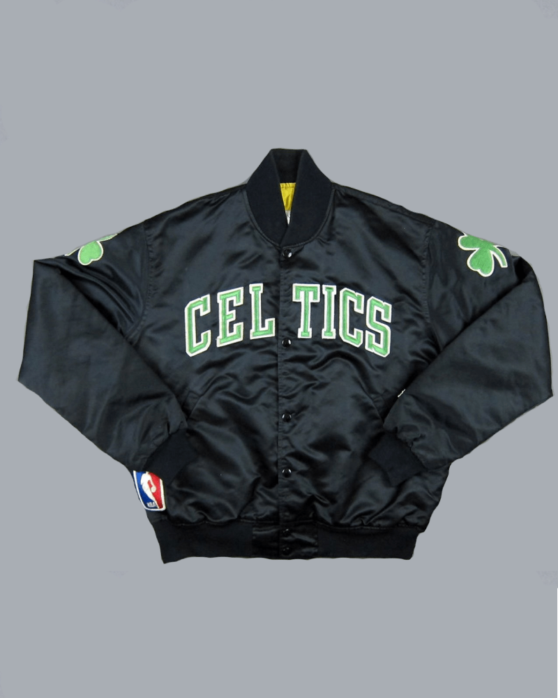 Boston Celtics Starter Black Satin Jacket