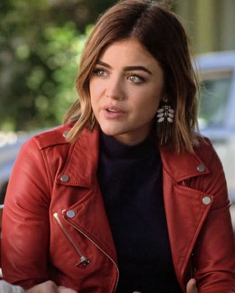 Pretty Little Liars Aria Montgomery Red Jacket