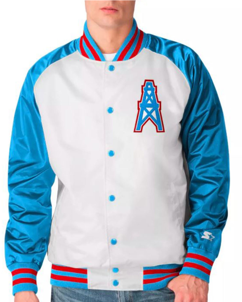 Men’s Houston Oilers Varsity Jacket