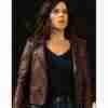Prescott Neve Campbell Brown Leather Jacket