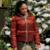 The santa stakeout red puffer jacket