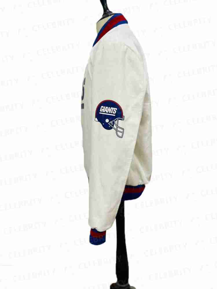 Starter X Packer 2016 New York Giants Color Rush White Nfl Satin Jacket for Men