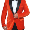 Black and Orange Blazer Tuxedo