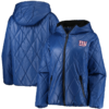 New York Giants MSX by Michael Strahan Women's Charlotte Puffer Quilted Jacket
