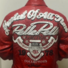 Red Pelle Pelle Greatest Of All Time Leather Jacket