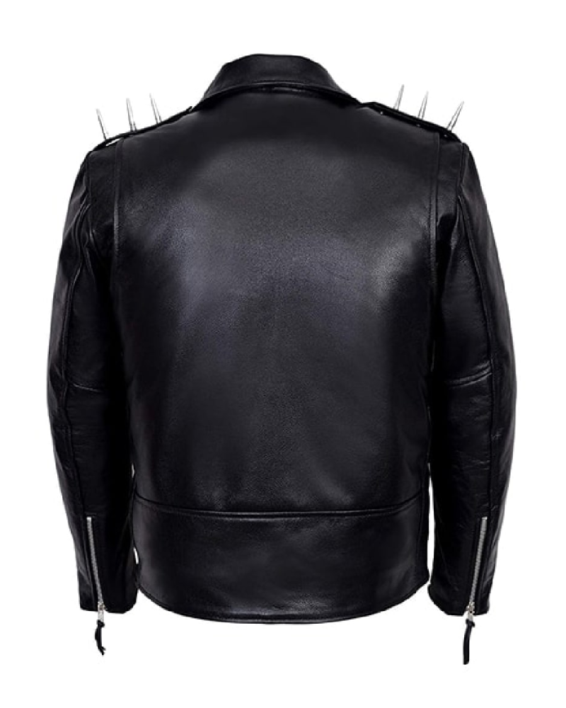 Ghost Rider Nicolas Cage Motorcycle Leather Jacket