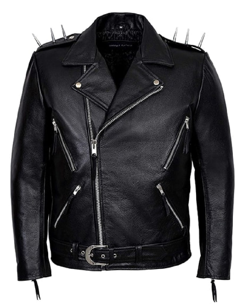 Ghost Rider Nicolas Cage Motorcycle Leather Jacket