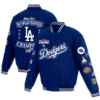 Los Angeles Dodgers 2020 World Series Champions Poly-Twill Full-Snap Jacket