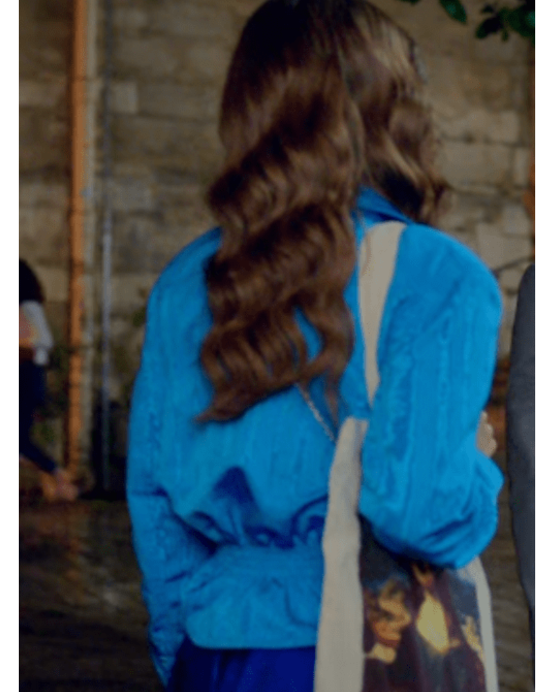 Emily In Paris S02 Lilly Collins Blue Jacket