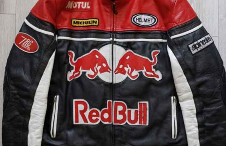 RED BULL Racing Leather Jacket