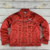 Red Peppers Satin Trucker Jacket