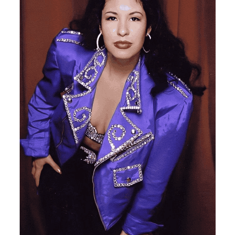 Selena Quintanilla Purple Suede Jacket