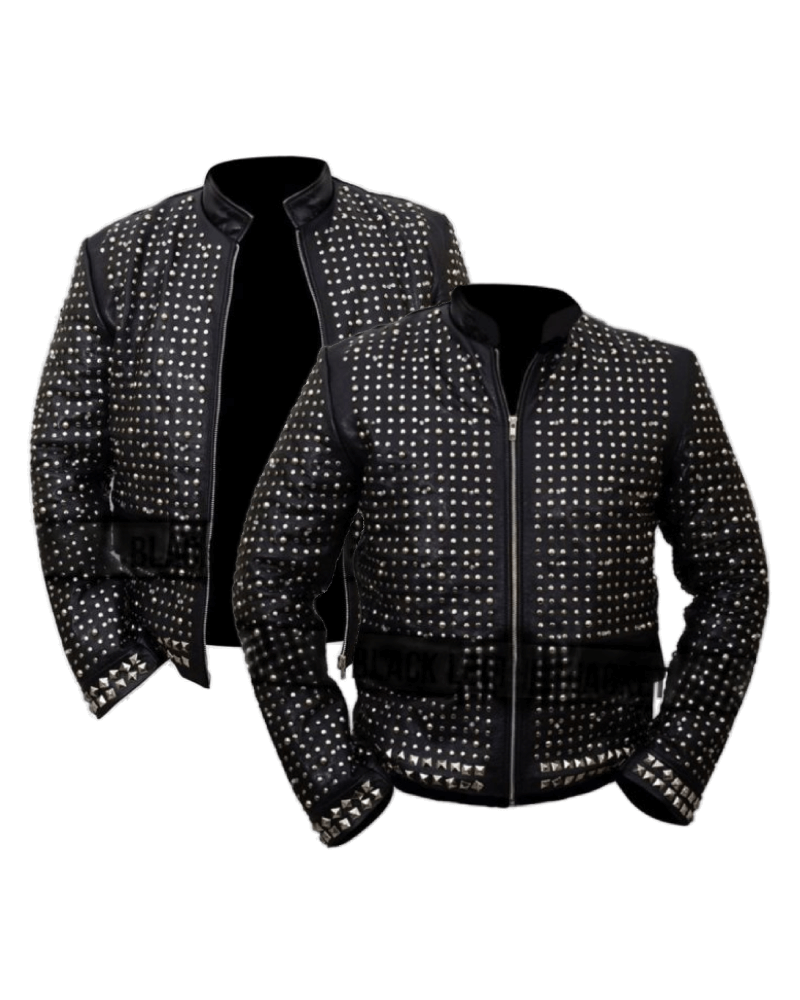Chris Jericho's sparkling light up leather jacket