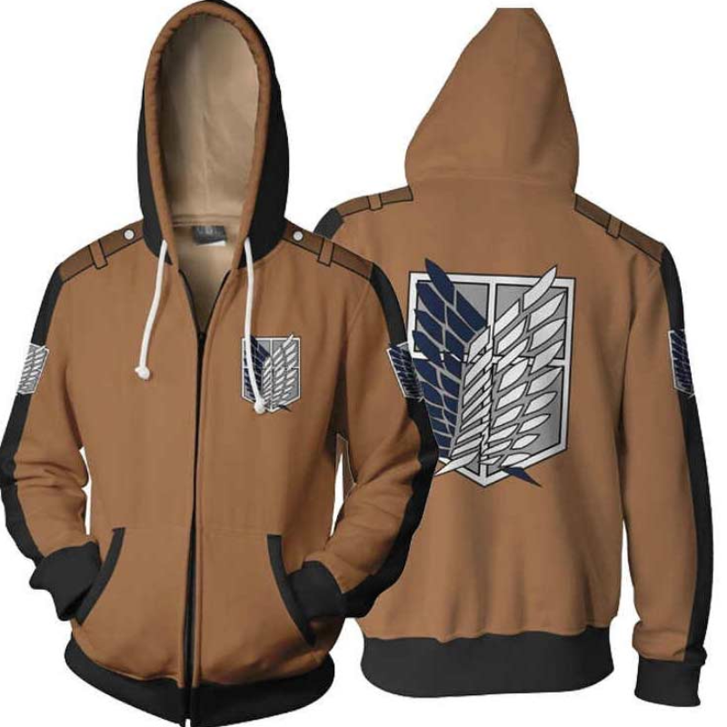 Attack On Titan Hoodie Jacket For Unisex