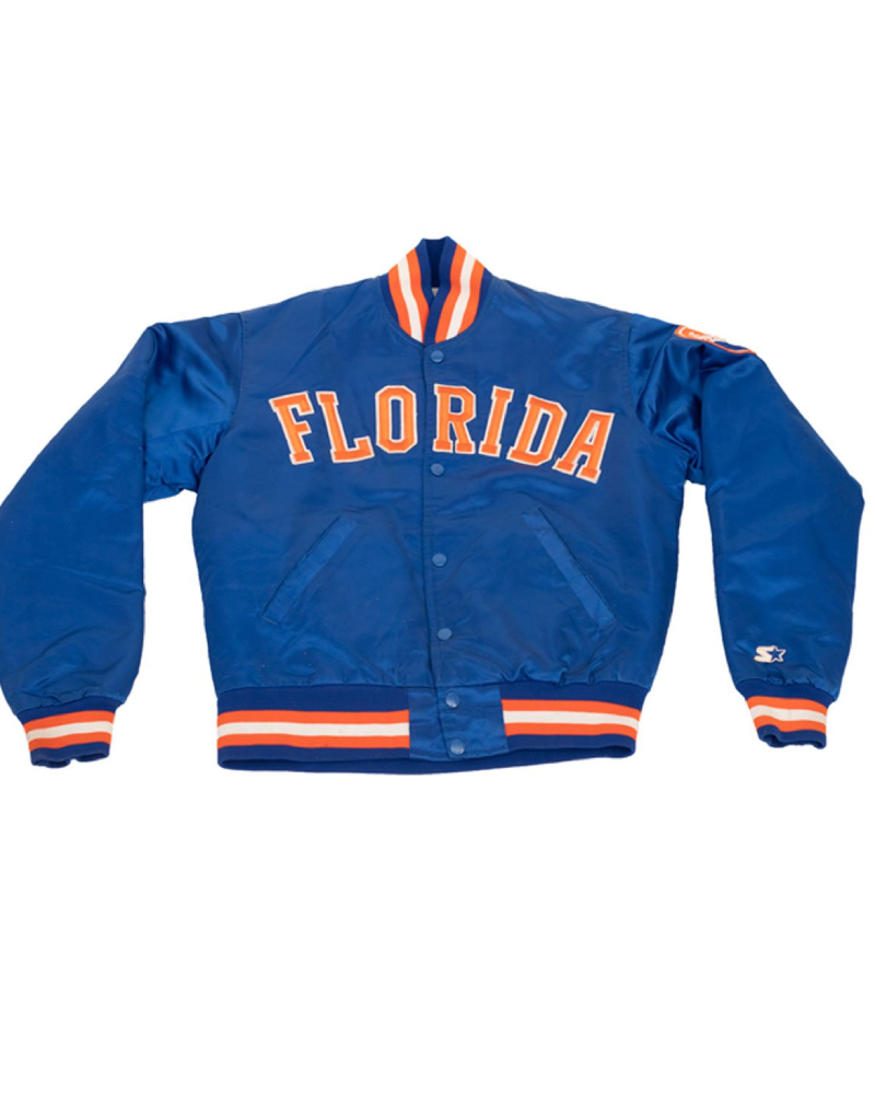 Florida Gators Blue Satin Starter Jacket
