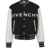 Givenchy Logo Varsity Black and White Jacket