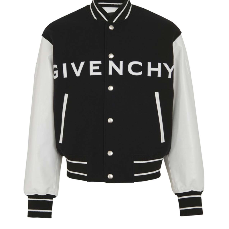 Givenchy Black and White Varsity Jacket