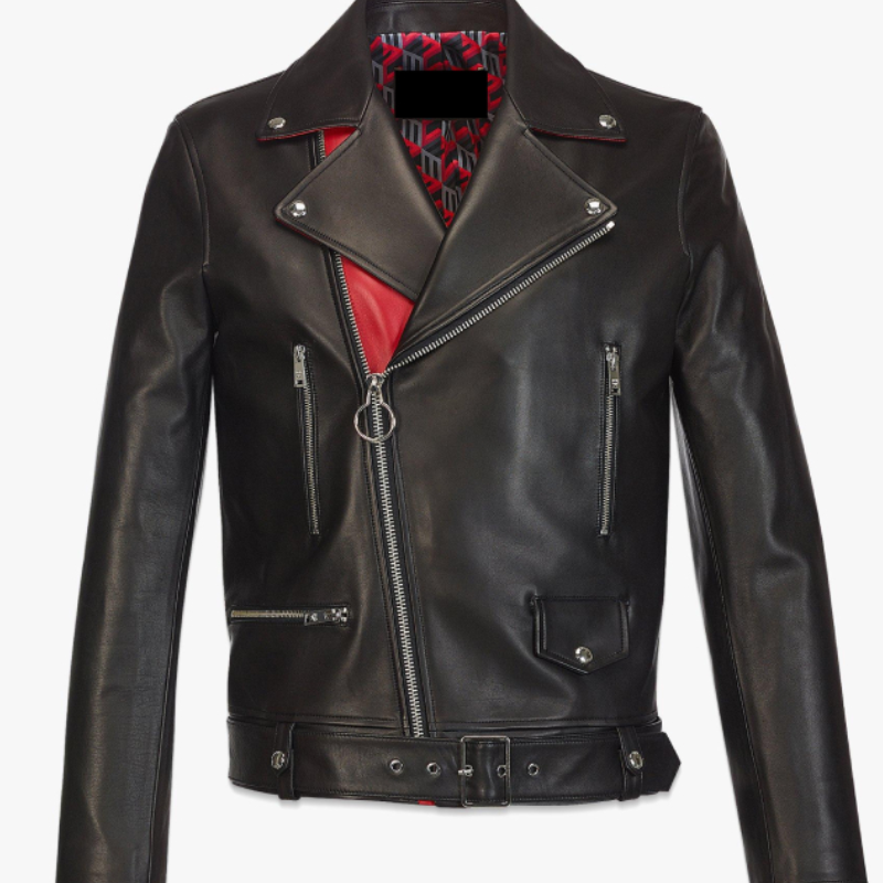 Men Rider Lamb Leather Jacket