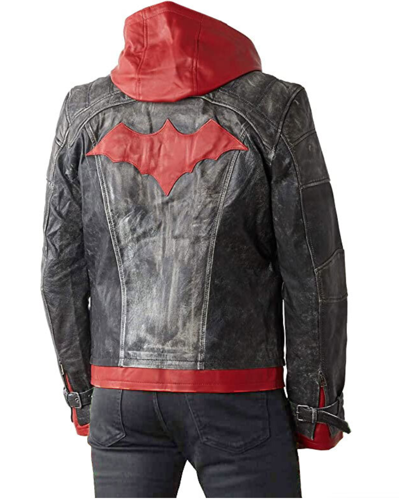 Mens Red Hood Batman Jacket