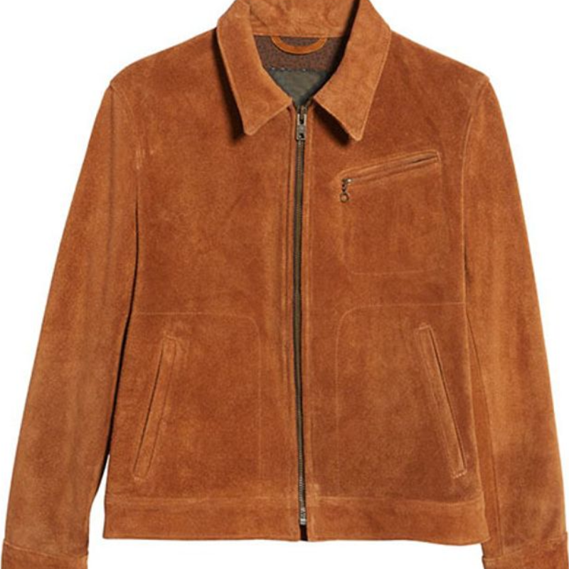 Mens Scott Suede Leather Jacket