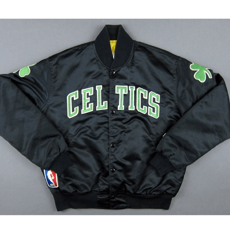 Starter Boston Celtics Satin Black Jacket