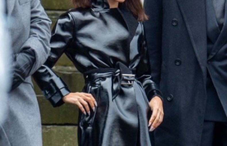 The Batman Zoë Kravitz Black Leather Coat