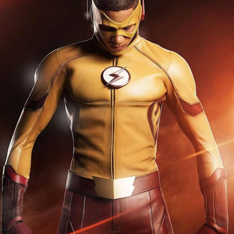 The Flash S03 Kid Flash Leather Jacket