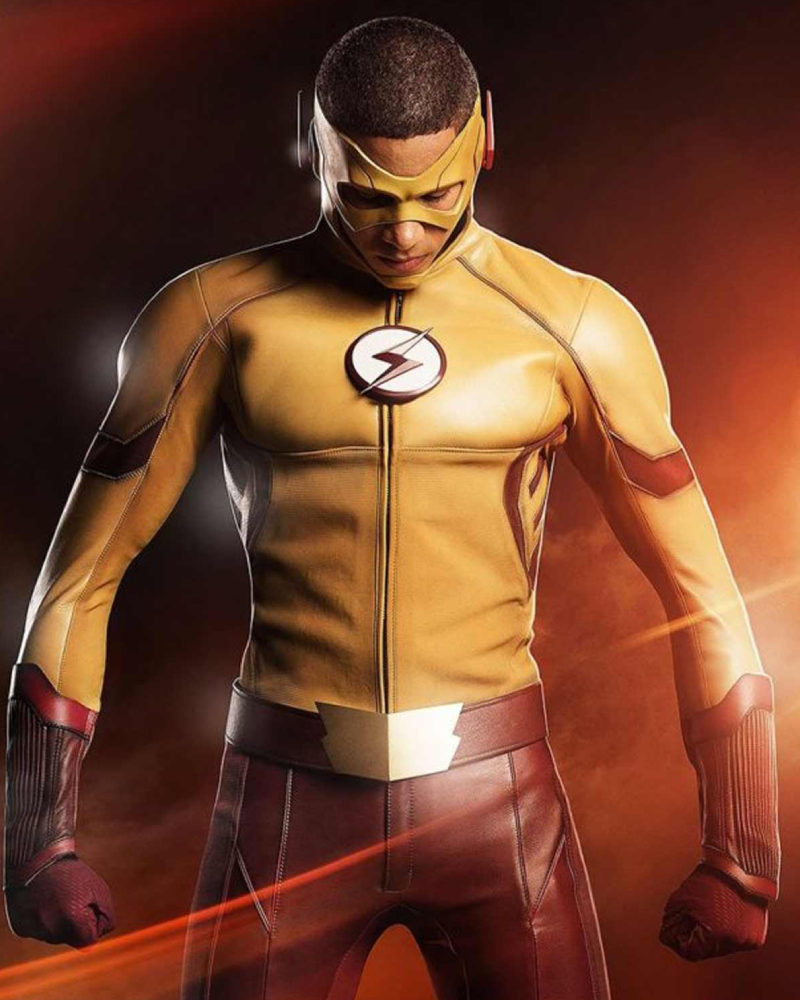 The Flash S03 Kid Flash Leather Jacket
