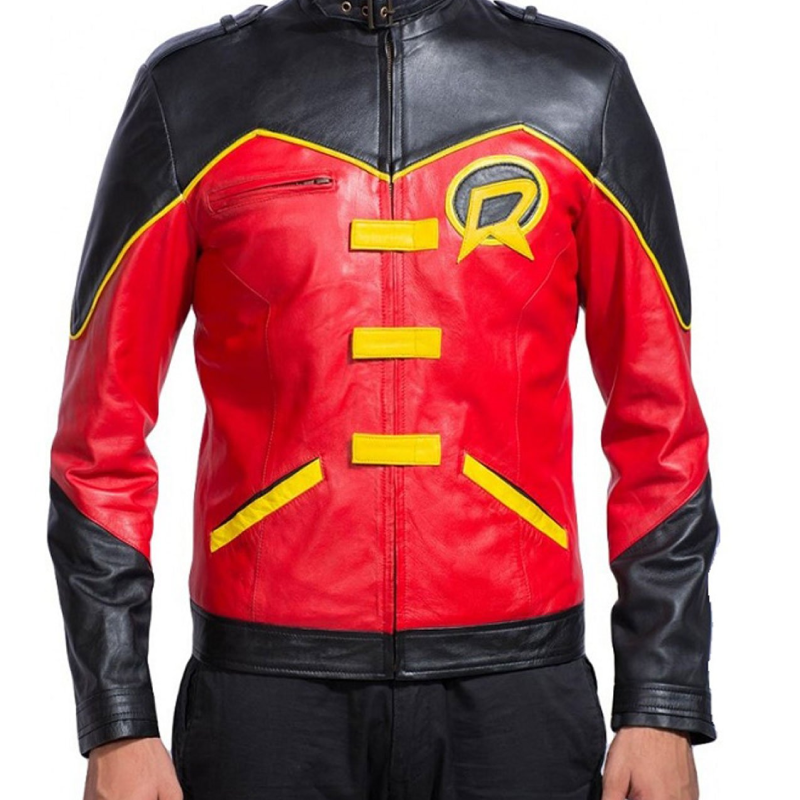 Robin Batman Red and Black Jacket