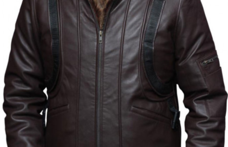Vulture Spiderman Homecoming Brown Leather Jacket