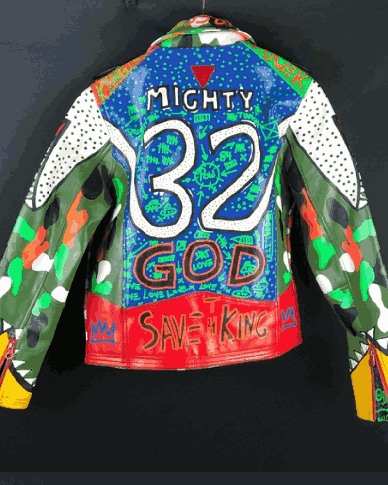 Ron Bass Mighty God Leather Jacket