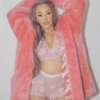 Doja Cat Pink Fur Coat