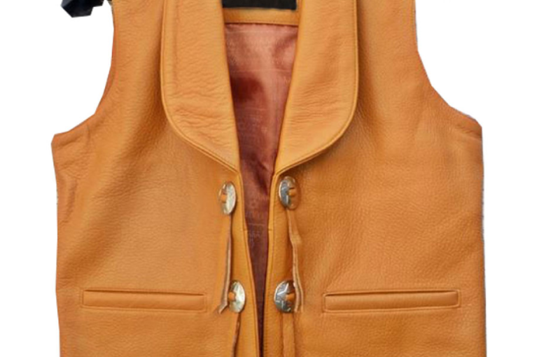 Lorne Greene Bonanza Leather Vest